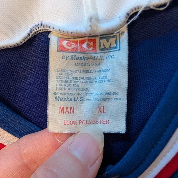 Vintage 1988 Olympic Team USA Hockey Jersey CCM XL - Picture 5 of 11